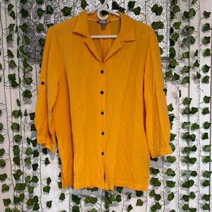 WHIT Mustard Button-Down Shirt